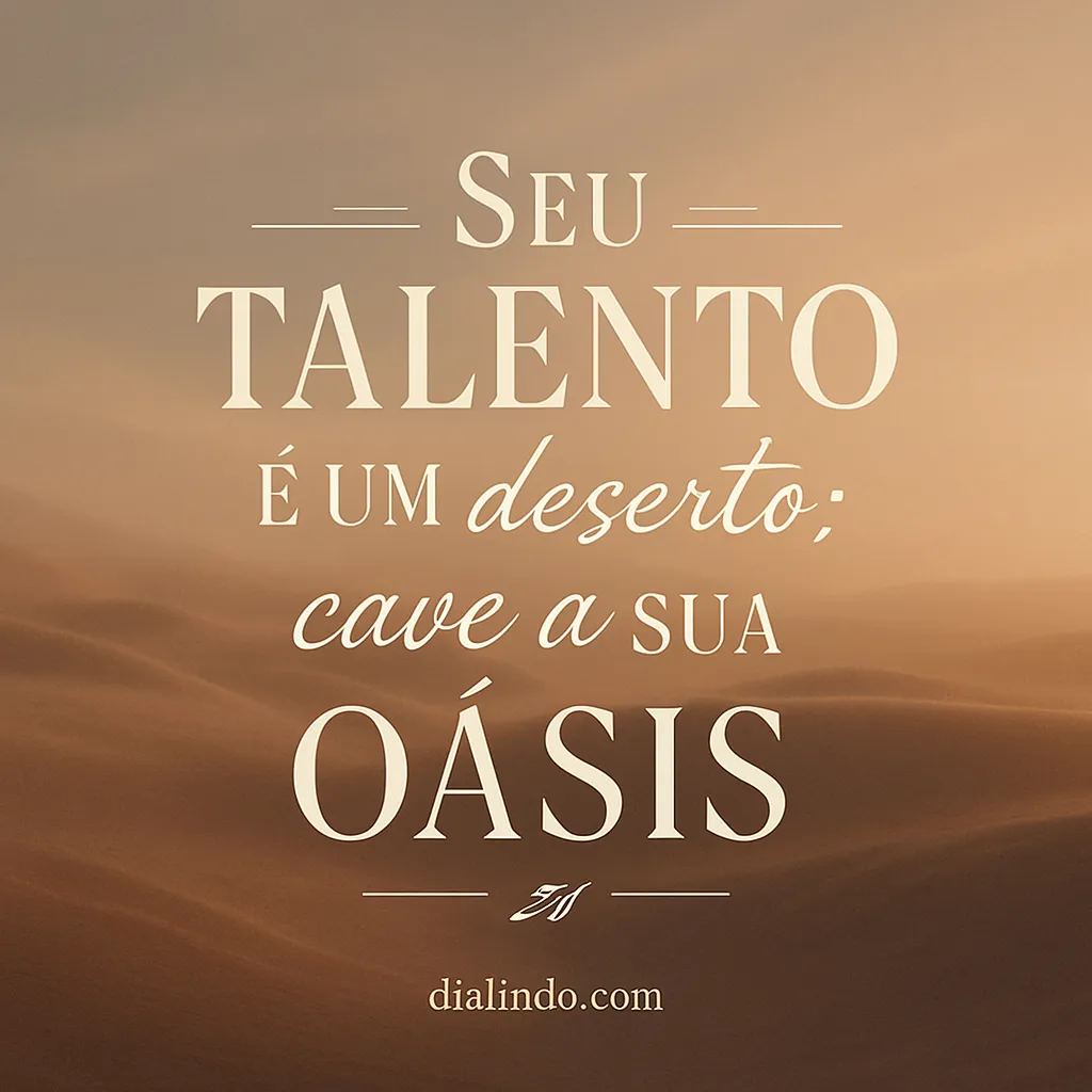 Deserto Interior: Sua Oasis