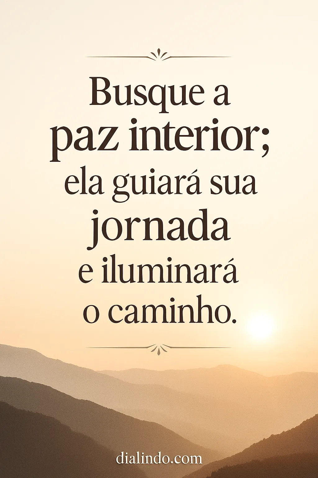 Paz Interior: Luz do Caminho