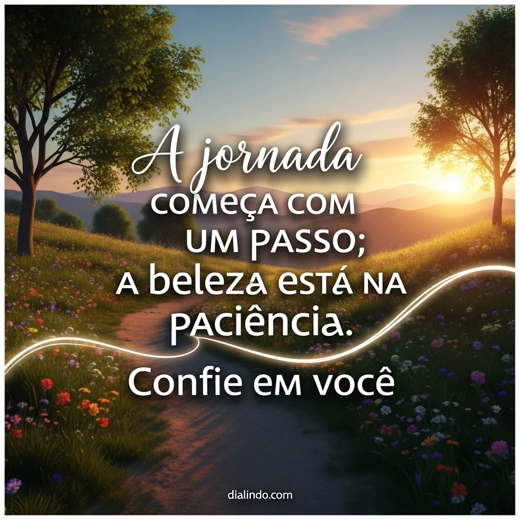 Paciência Floresce Confiança