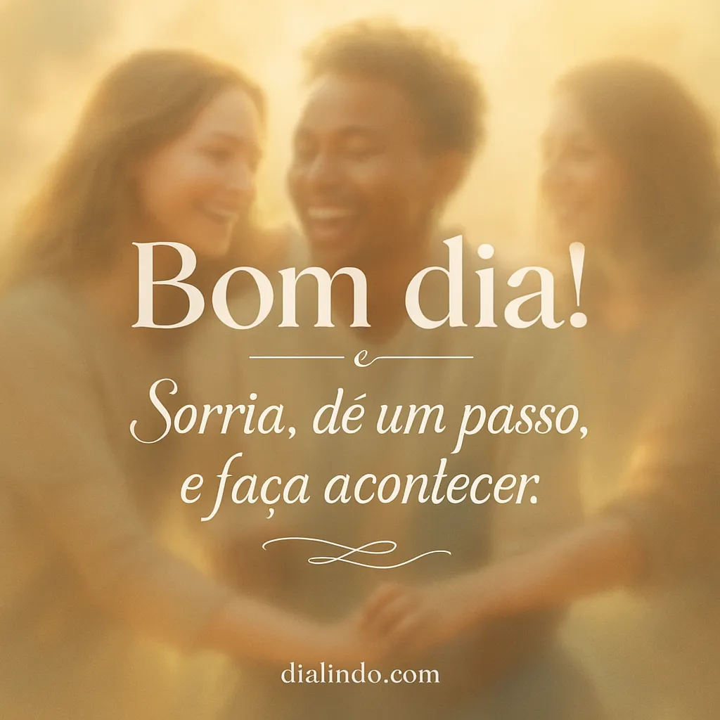 Um Passo, Um Sorriso, Ação