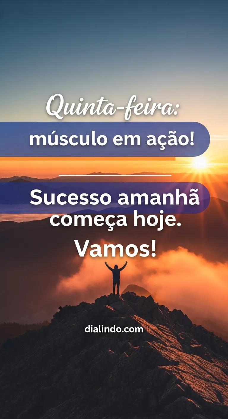 Músculo Quinta: Ação Já!