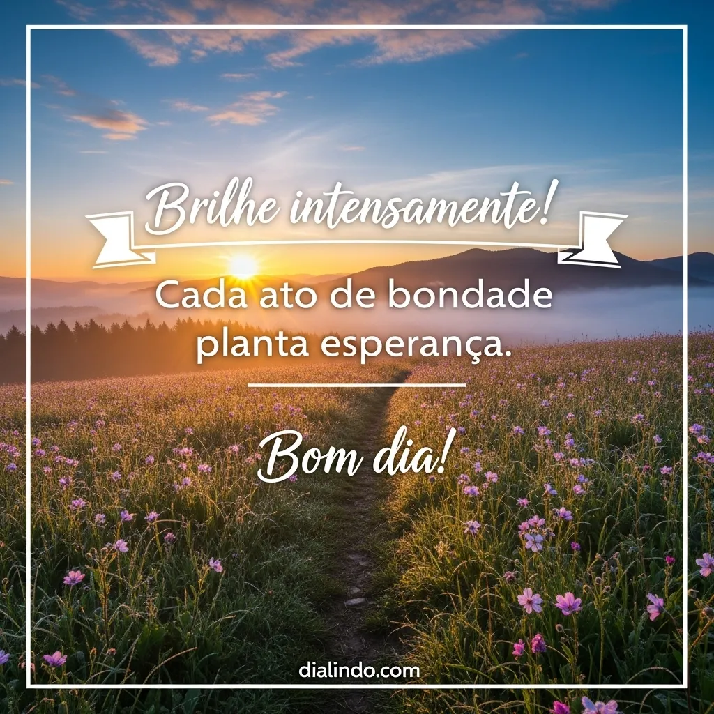 Bondade: Semente de Esperança