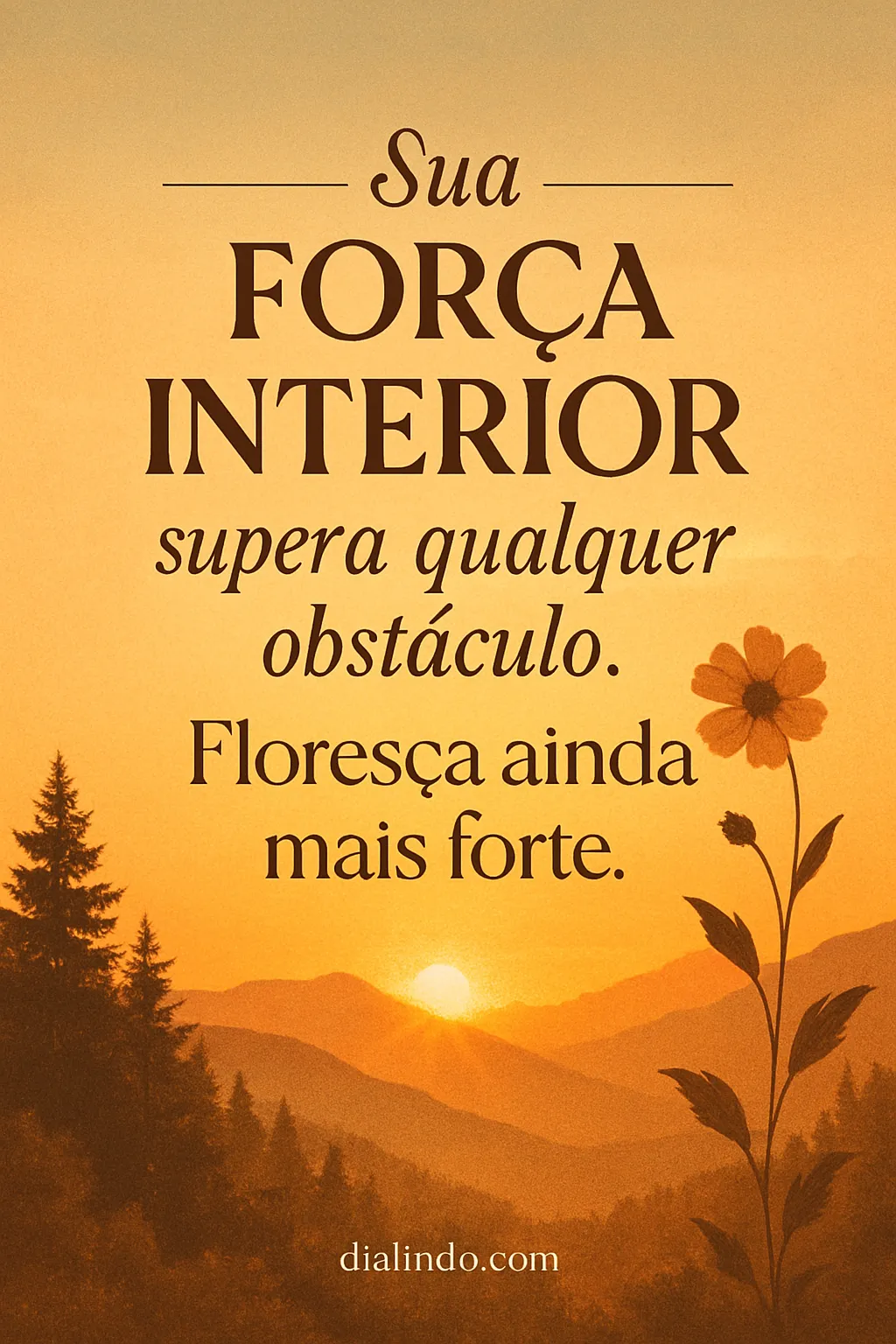 Resiliência em Flor