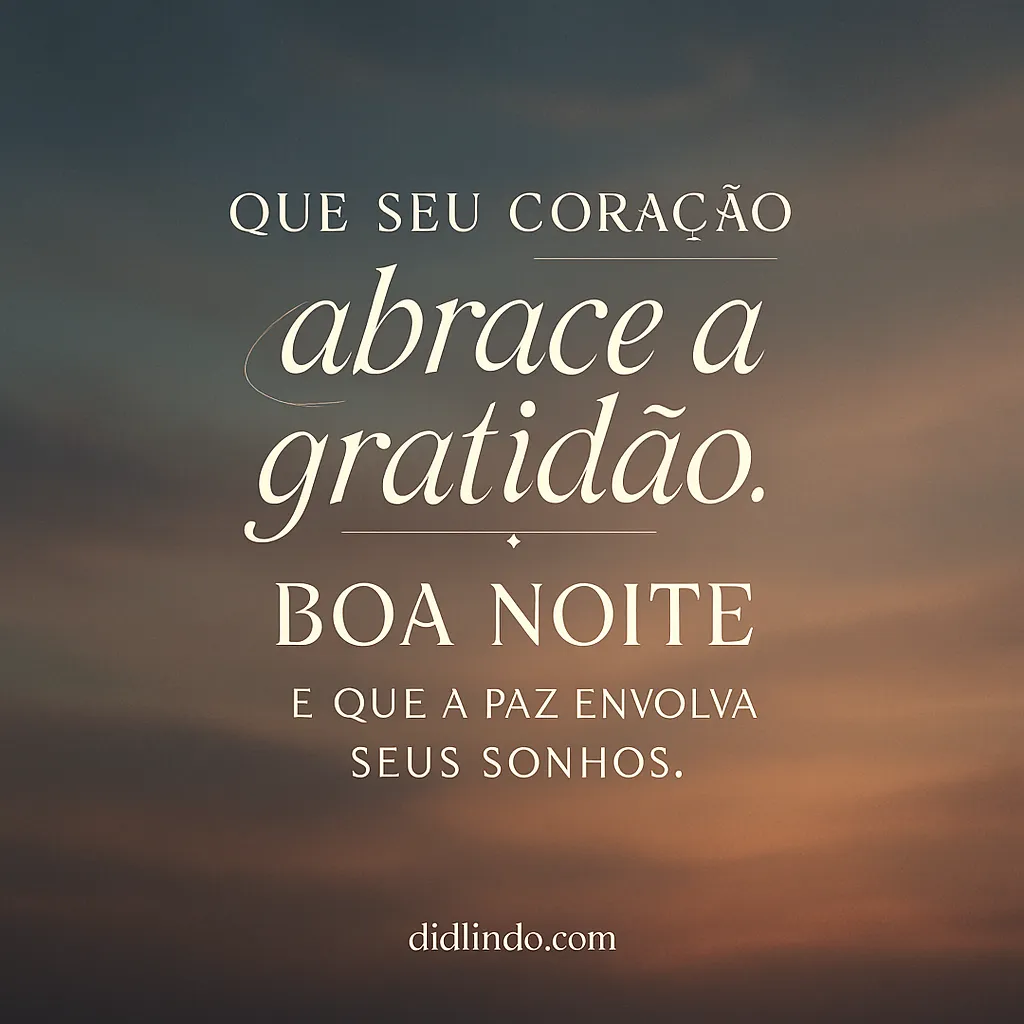 Corações Gratos, Sonhos em Paz