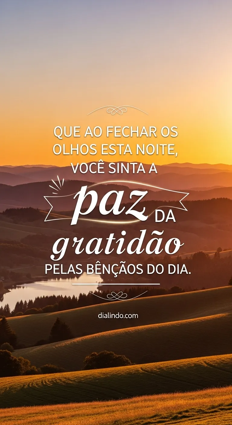 Noite de Gratidão e Paz