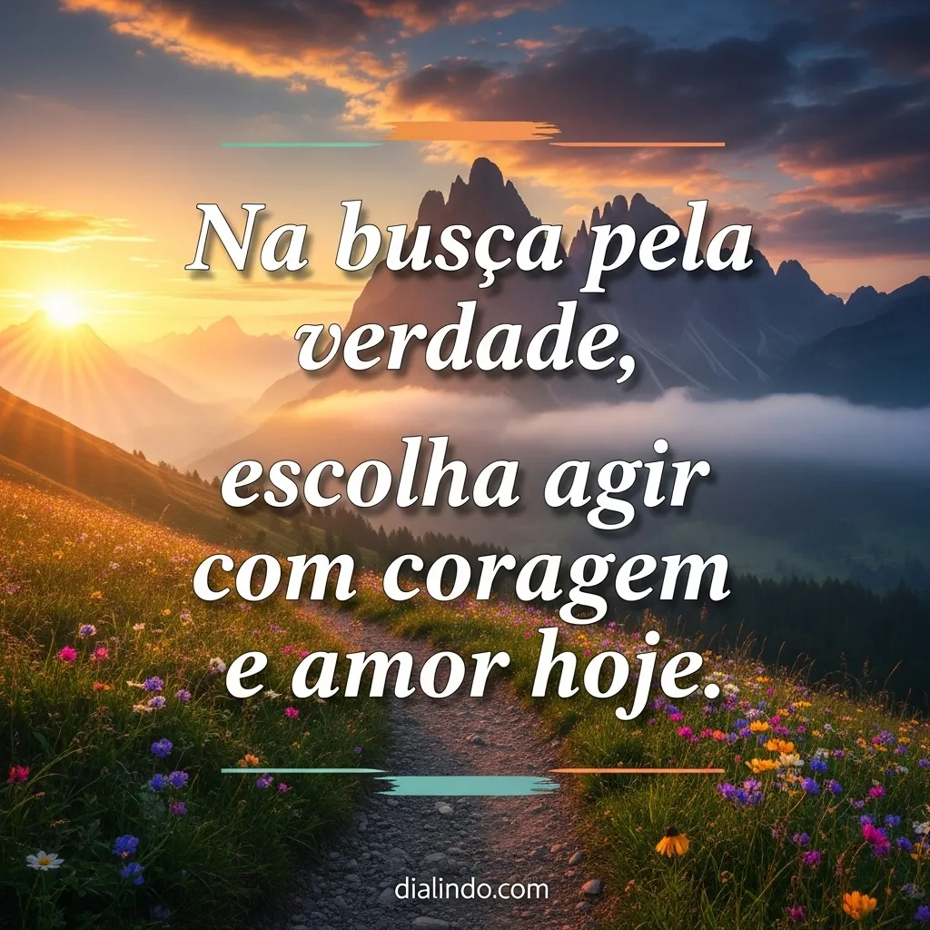 Coragem e Amor na Verdade