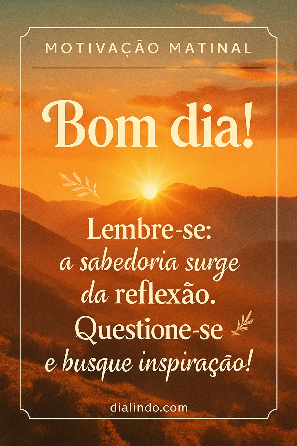 Reflexão: O Caminho da Sabedoria