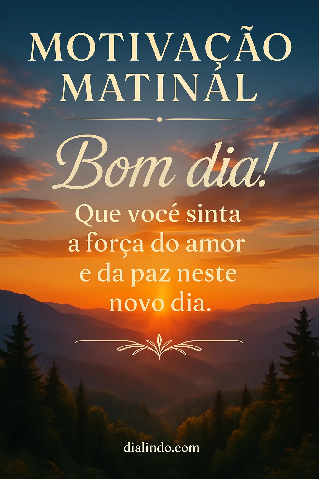 Amor e Paz em Cada Amanhã