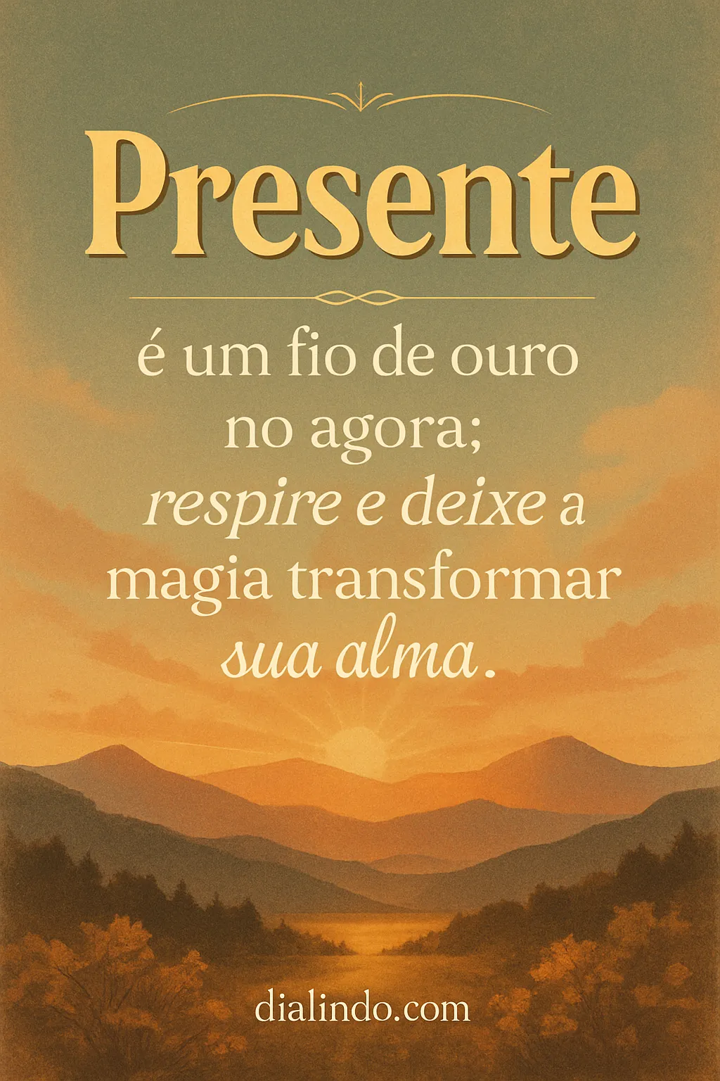 Magia do Agora Dourado