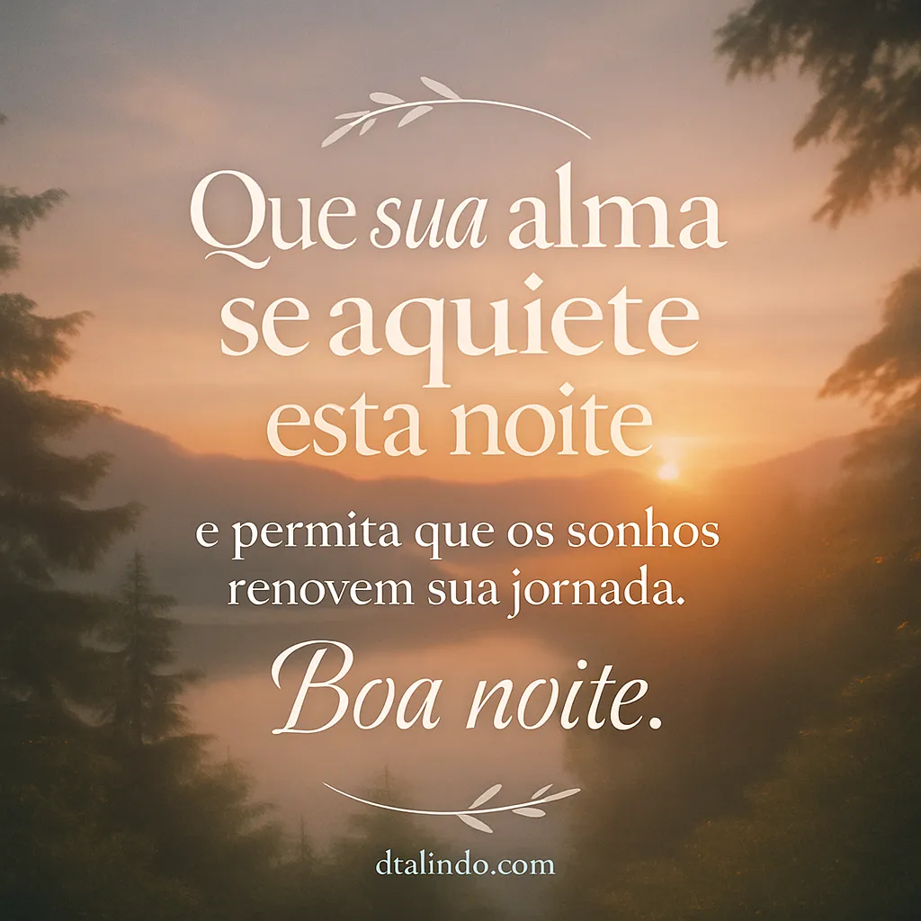 Sonhos que Acalmam a Alma