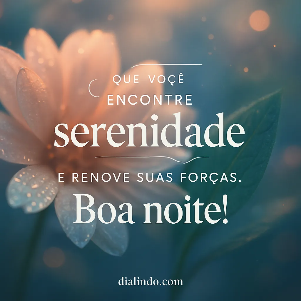 Renovação na Serenidade Noturna