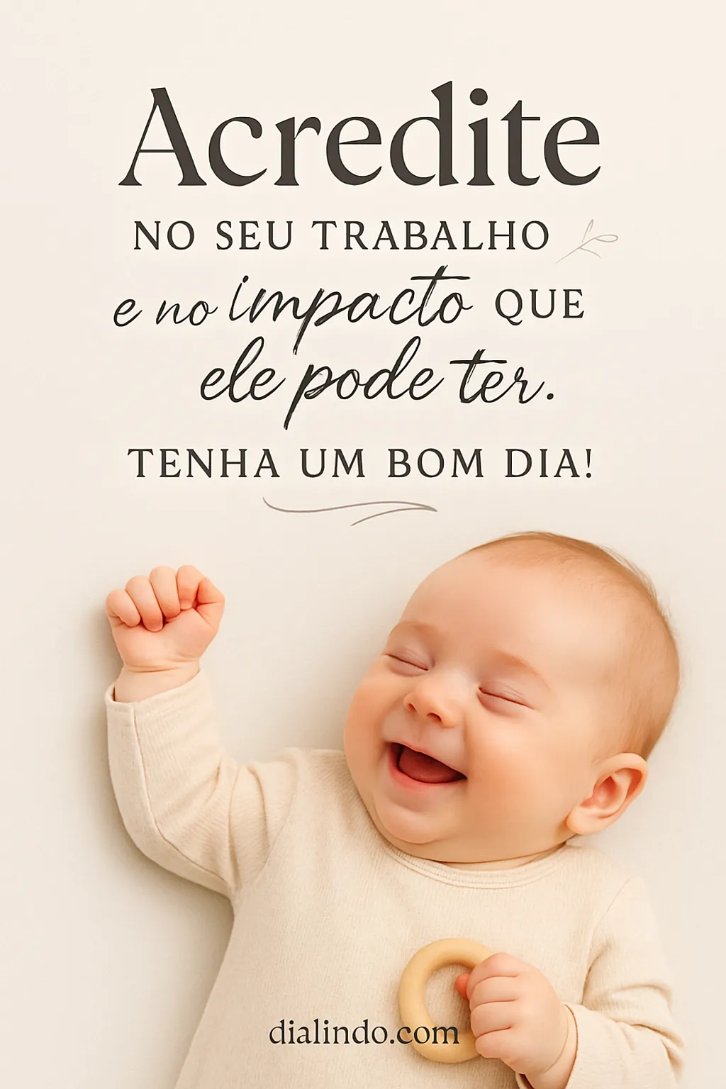 Acredite e Impacte com Seu Trabalho