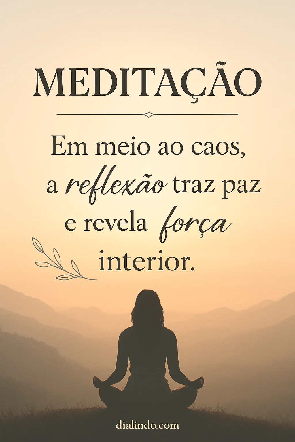 Reflexão: Paz em Tempos Caóticos