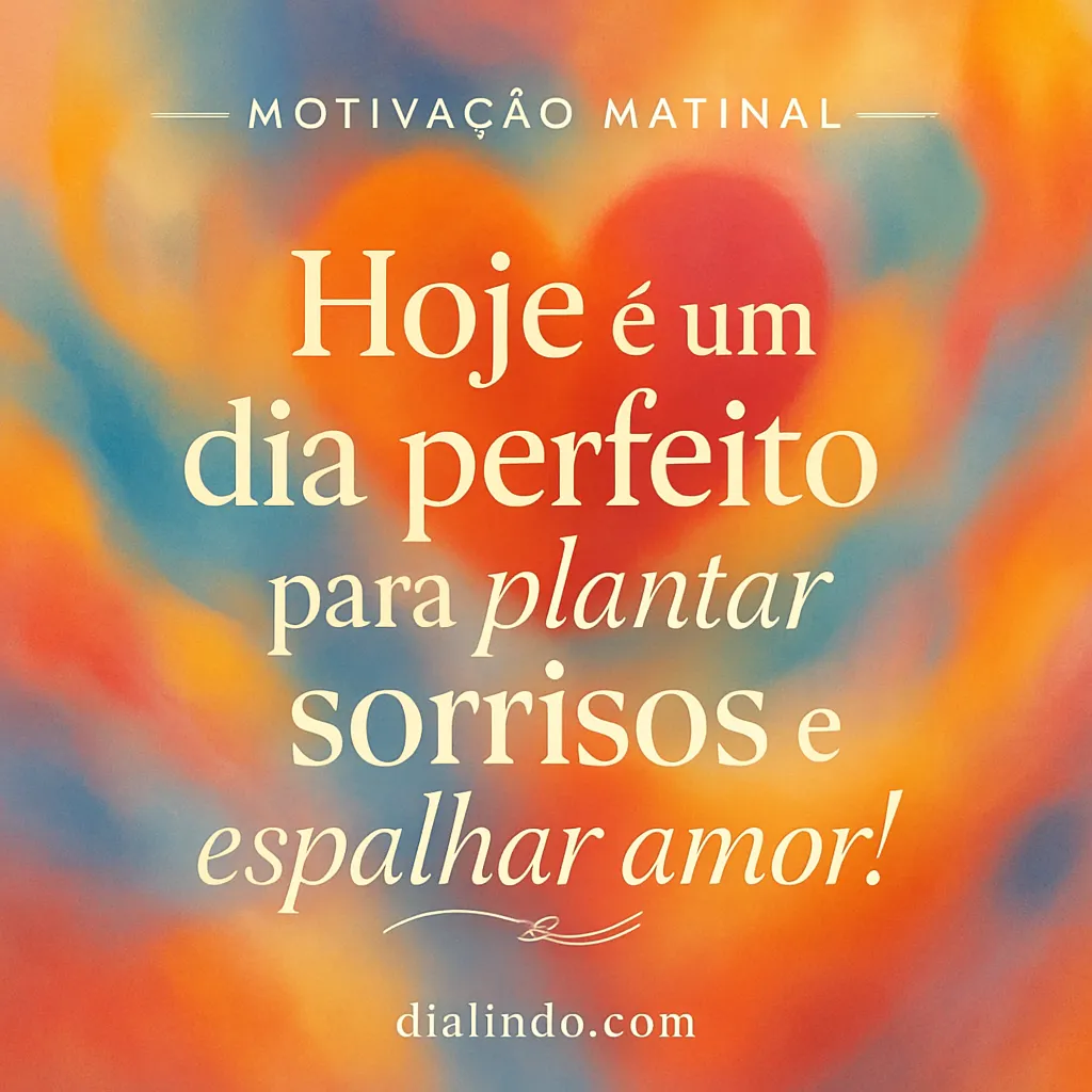 Semeando Sorrisos, Cultivando Amor