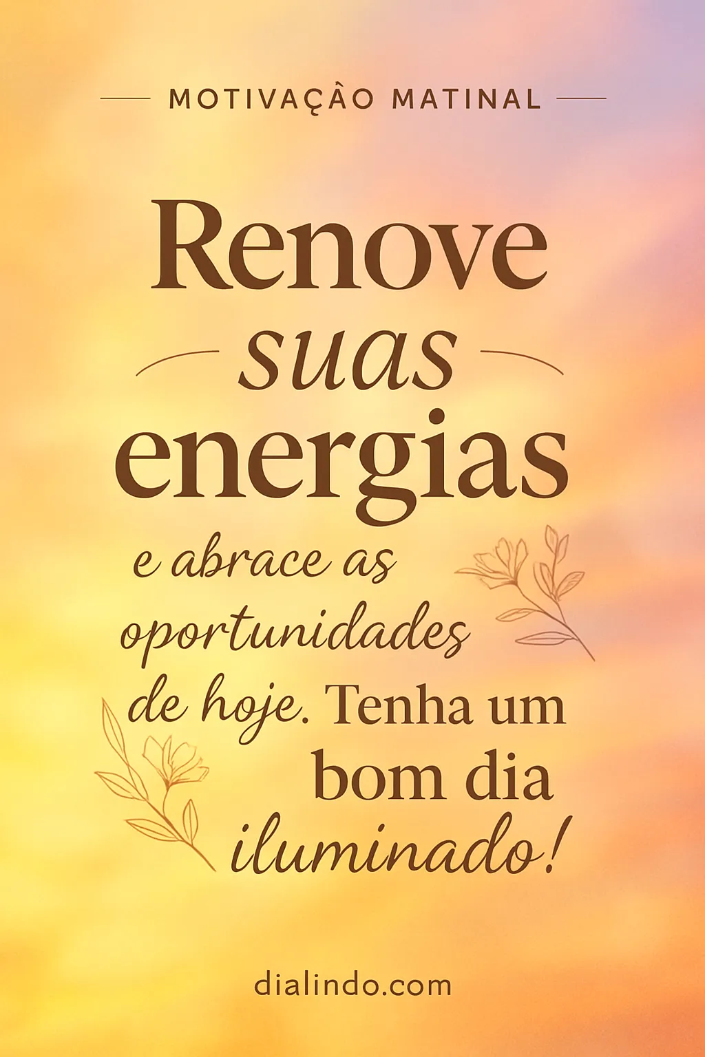 Abrace o Brilho do Hoje
