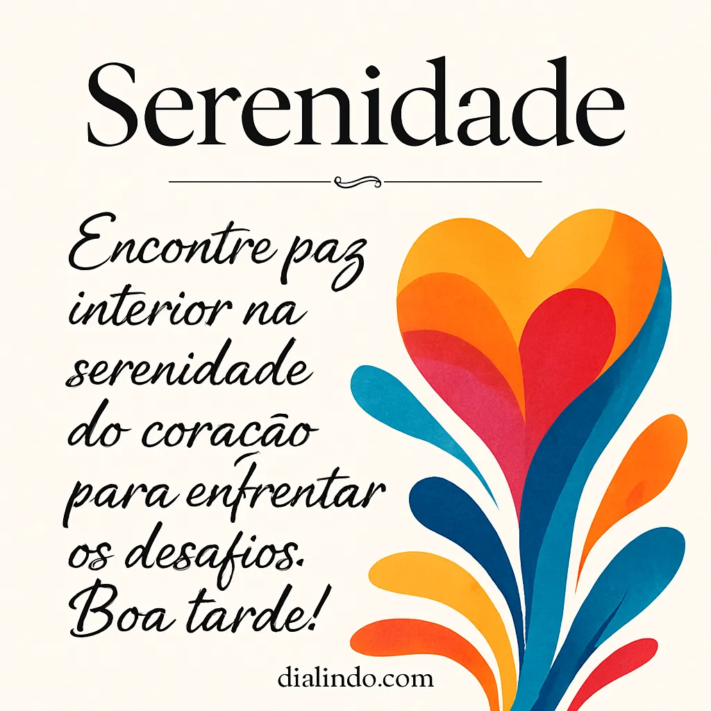 Serenidade: A Chave da Resiliência
