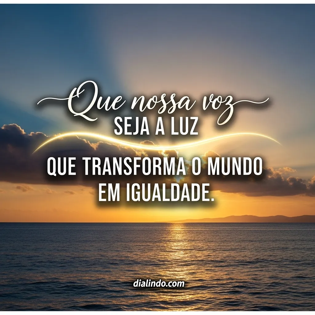 Vozes que Iluminam a Igualdade