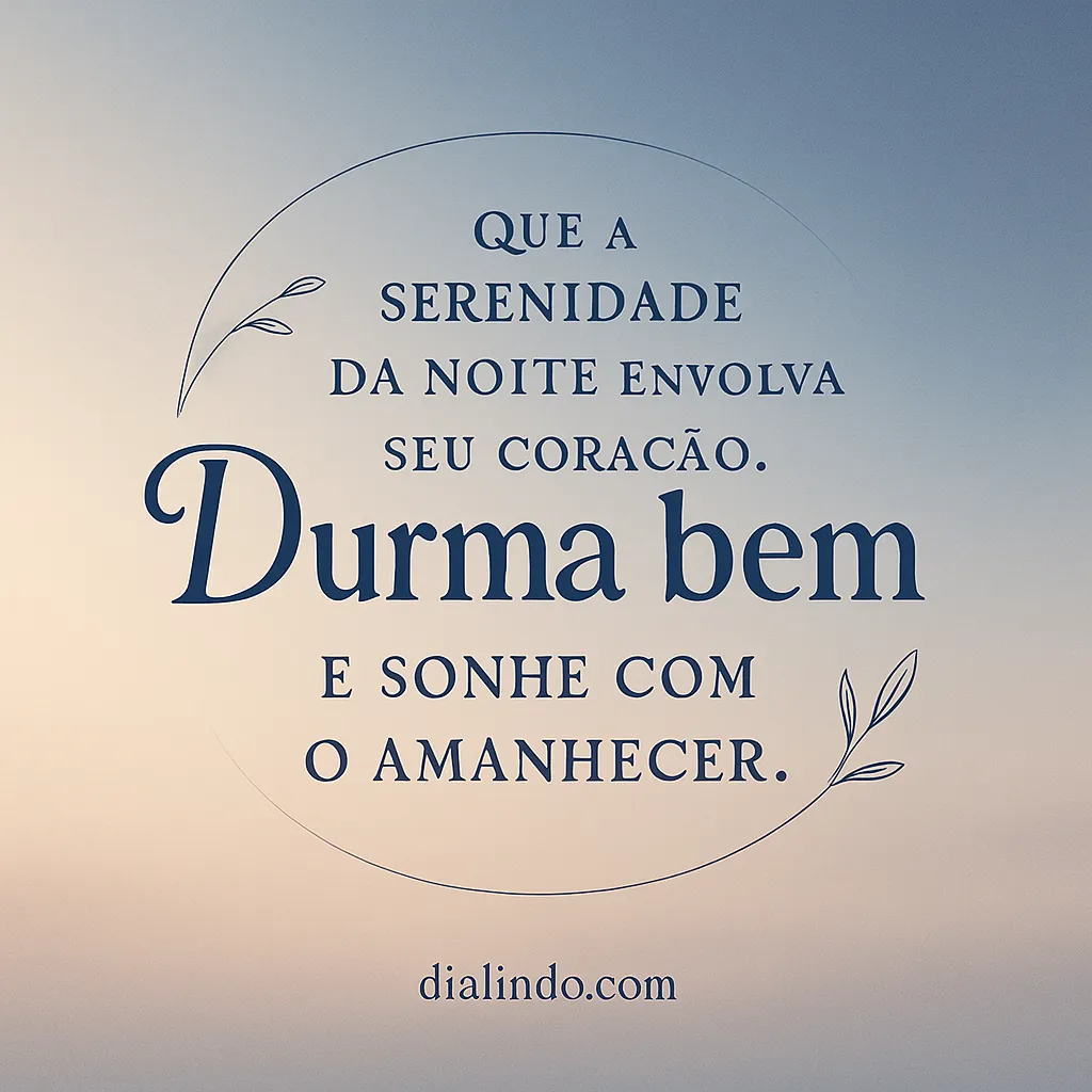 Serenidade Noturna e Novos Amanhãs