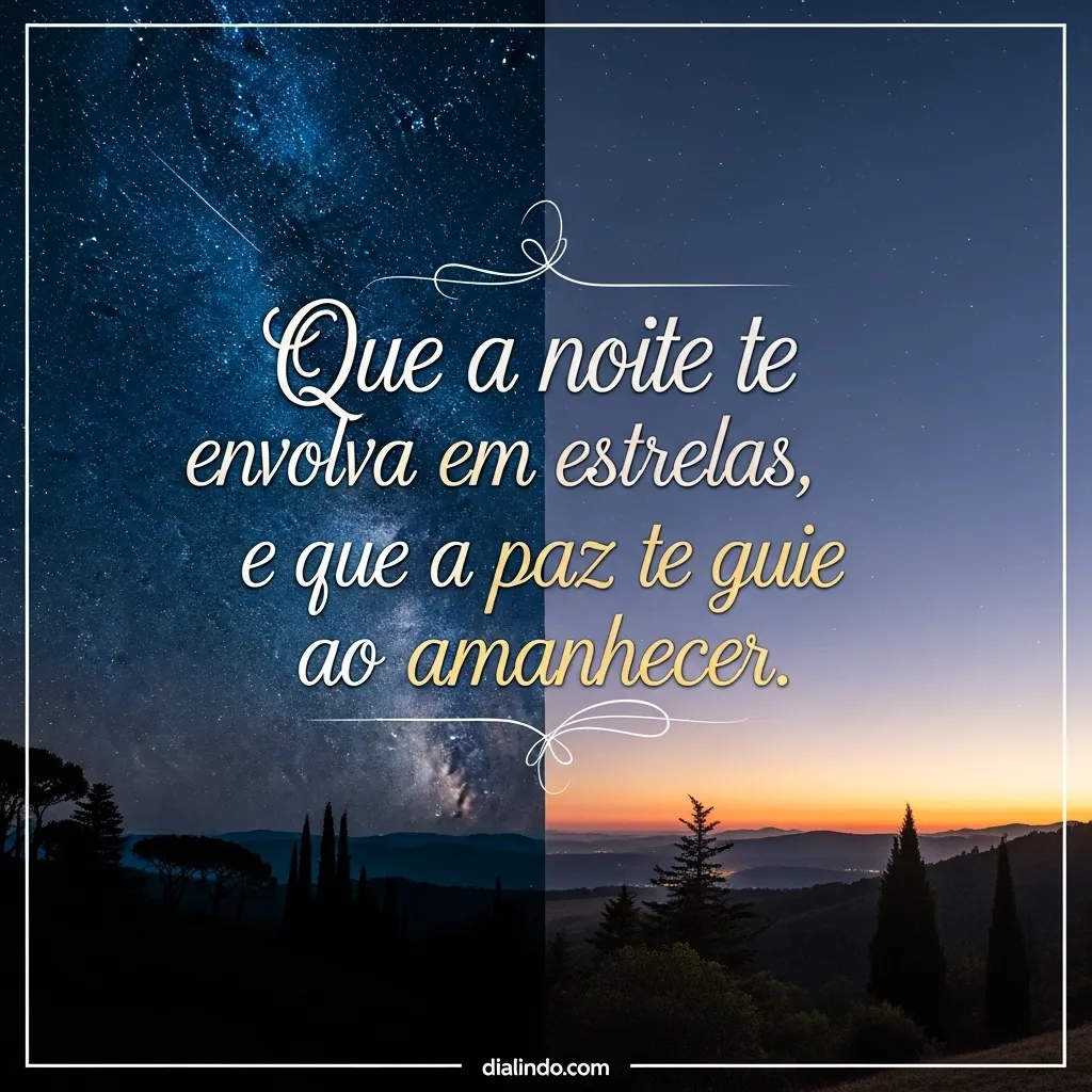 Noite de Estrelas e Esperança