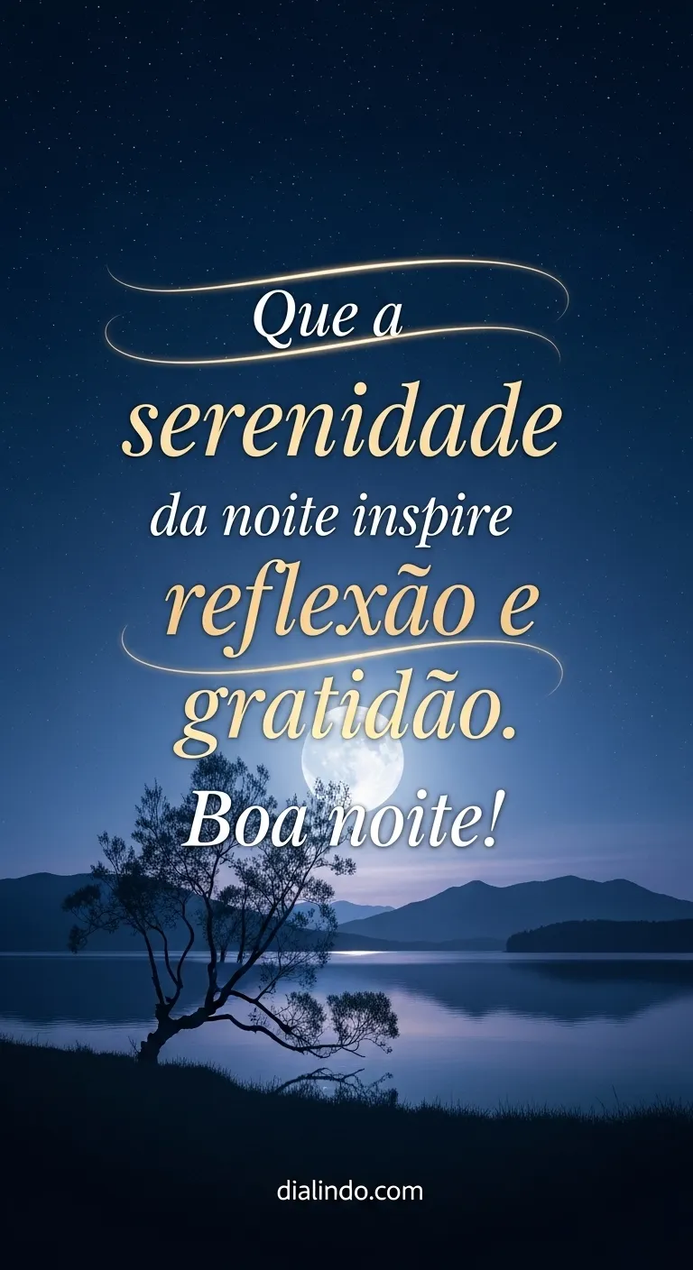 Noite de Reflexão e Gratidão