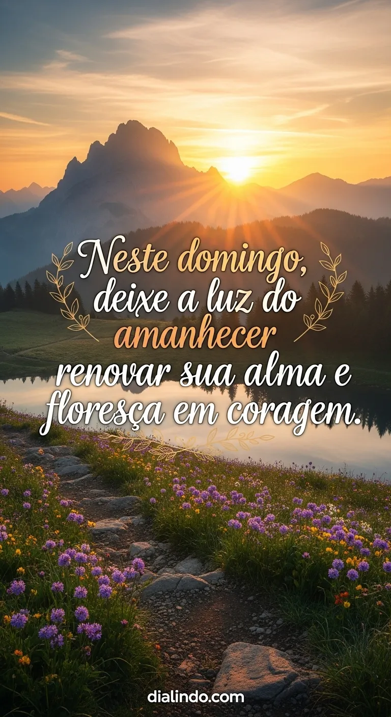 Renovação e Coragem ao Amanhecer