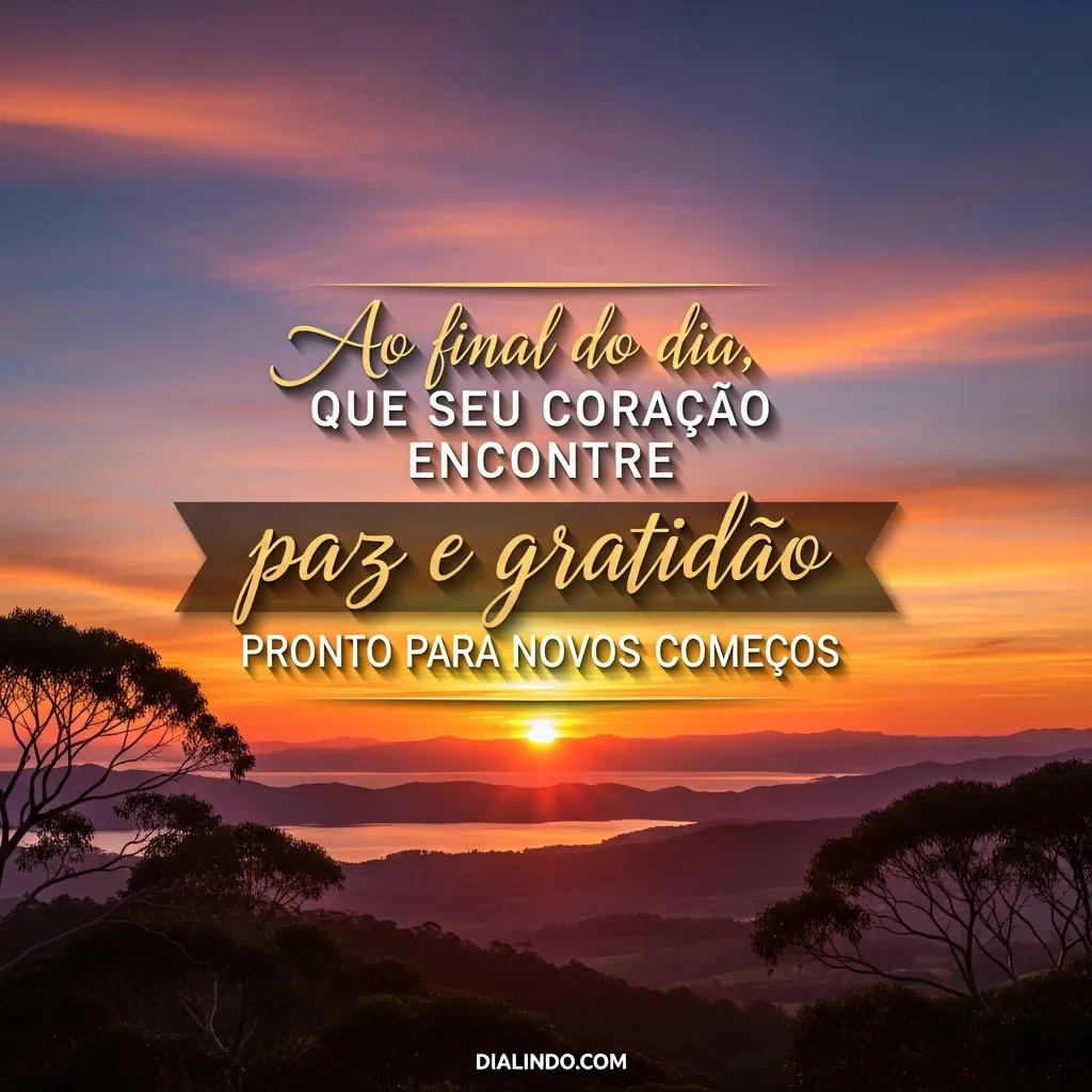 Coração Renovado ao Entardecer