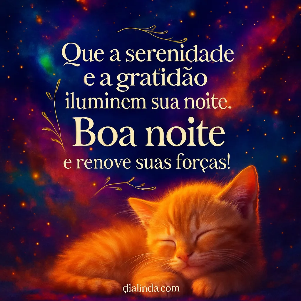 Noite de Serenidade e Gratidão