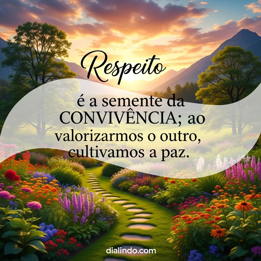 Cultivando Respeito, Colhendo Paz