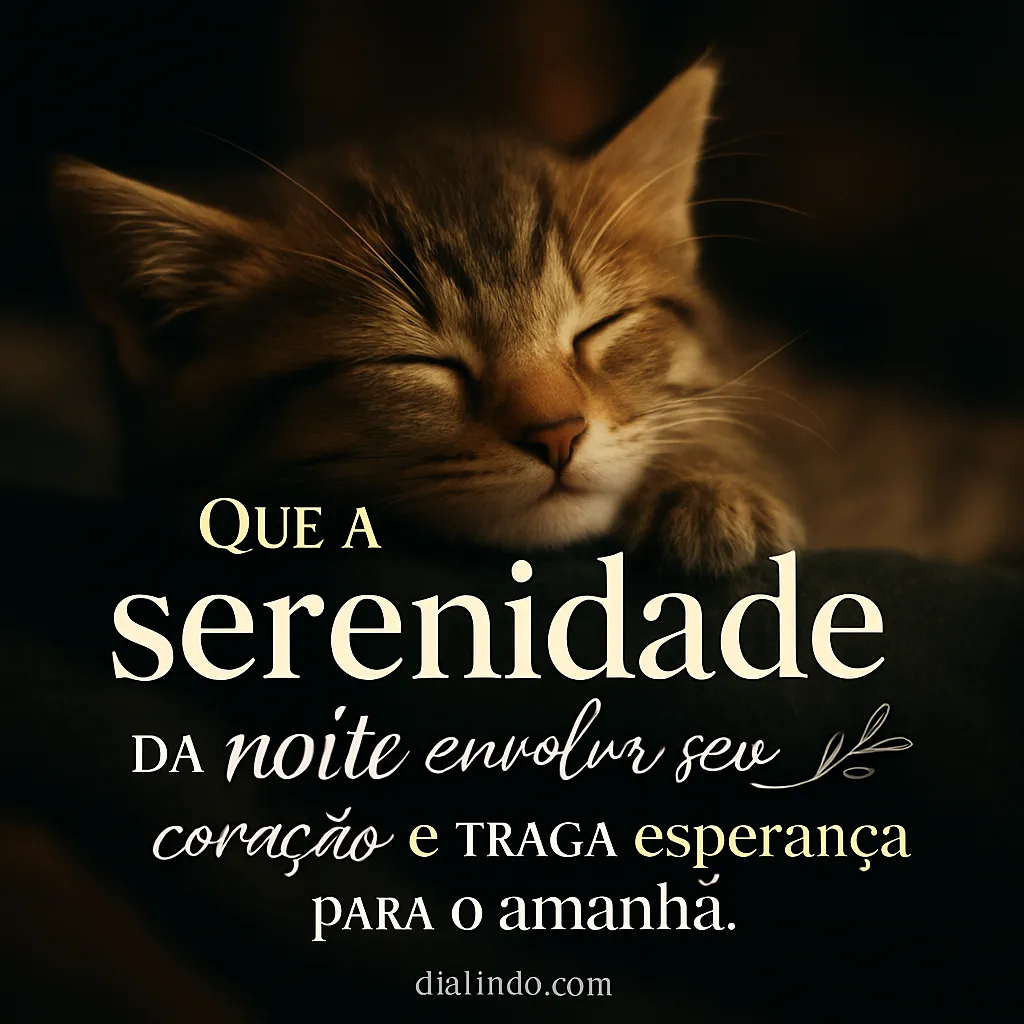 Serenidade Noturna, Esperança Renascente