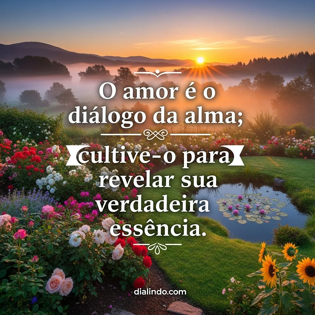 Diálogo da Alma: Cultive o Amor