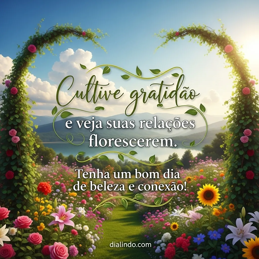 Gratidão: Florescendo Conexões Verdadeiras
