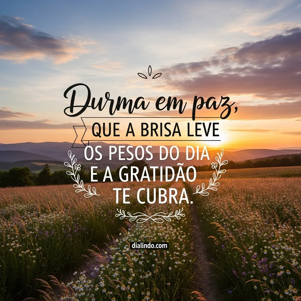 Brisa de Gratidão Noturna