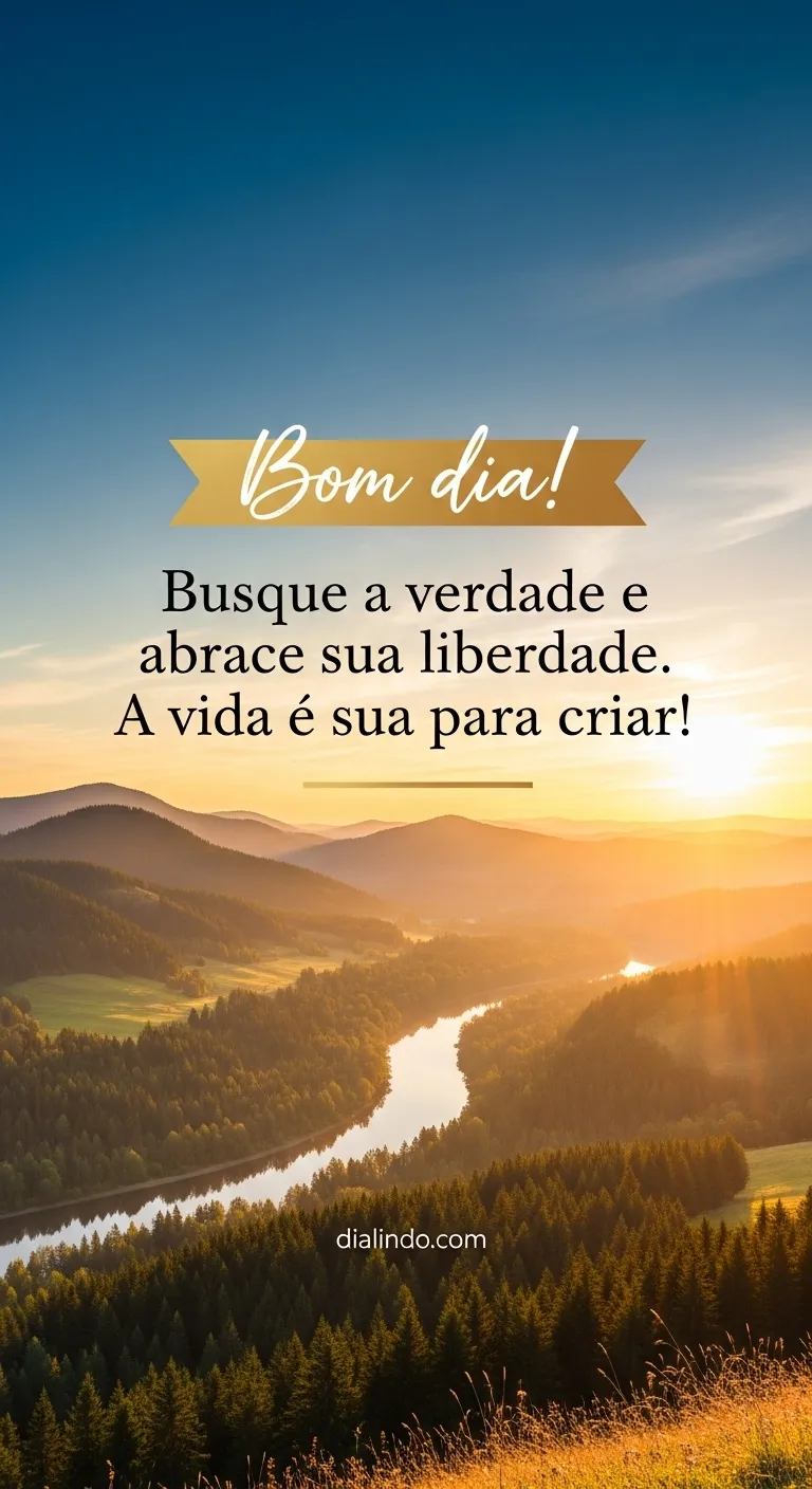 Viva sua Verdade, Crie Liberdade!