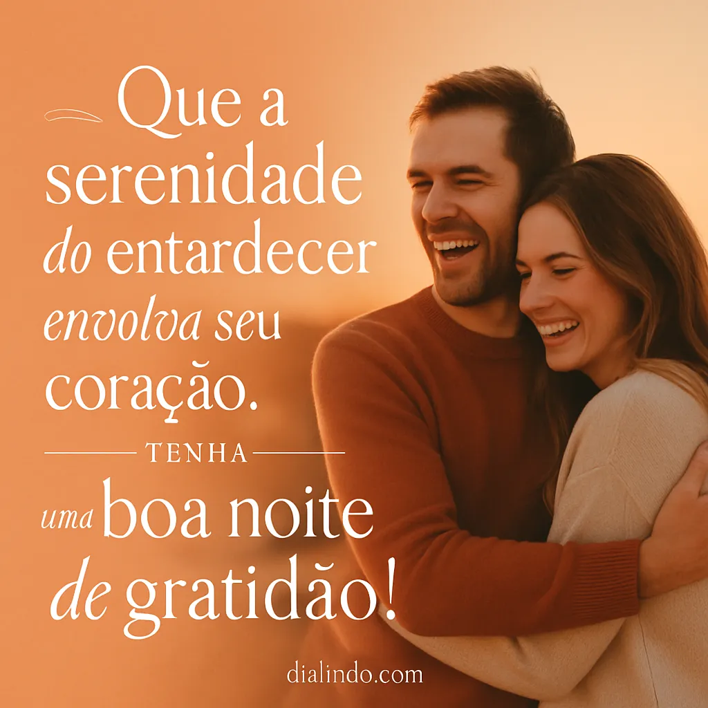 Serenidade do Entardecer Gratificante