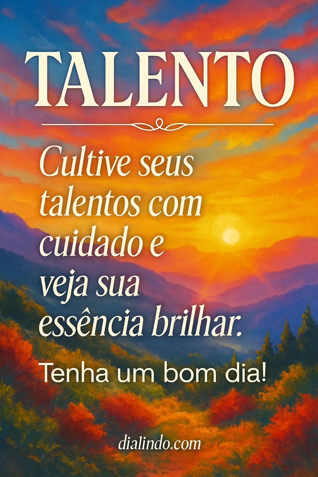 Brilhe ao Cultivar Seus Talentos