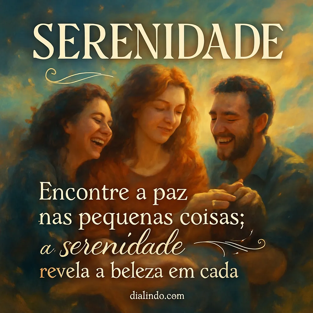 Serenidade nas Pequenas Coisas