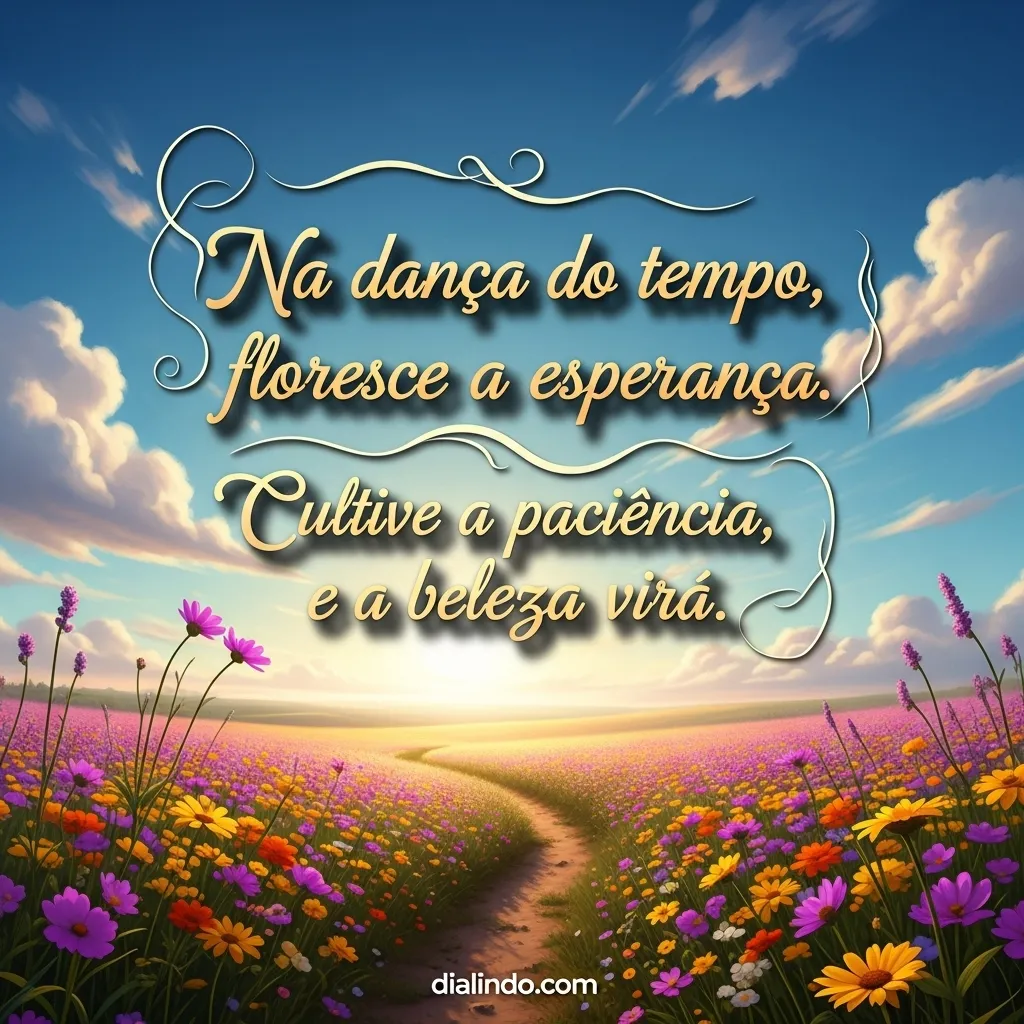 Florescendo na Dança do Tempo