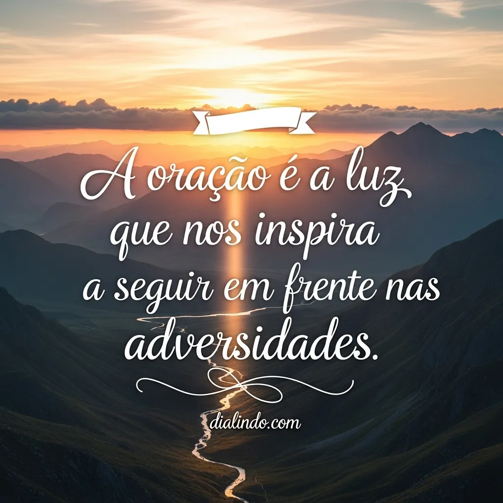 Luz da Oração nas Adversidades