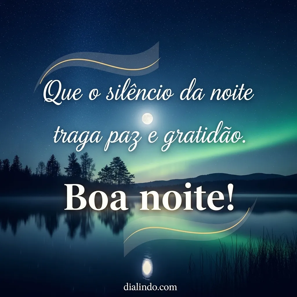 Silêncio Noturno: Paz e Gratidão