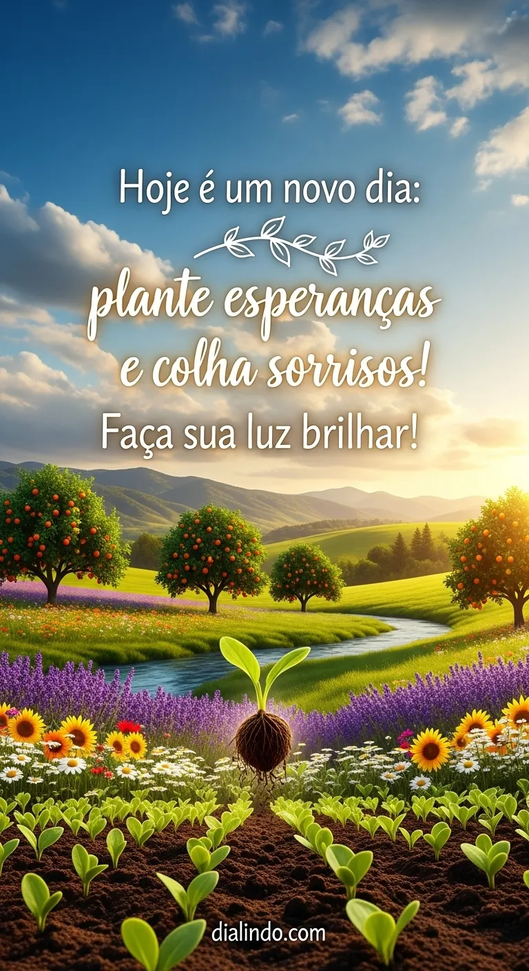 Cultive Sorrisos, Irradie Luz!