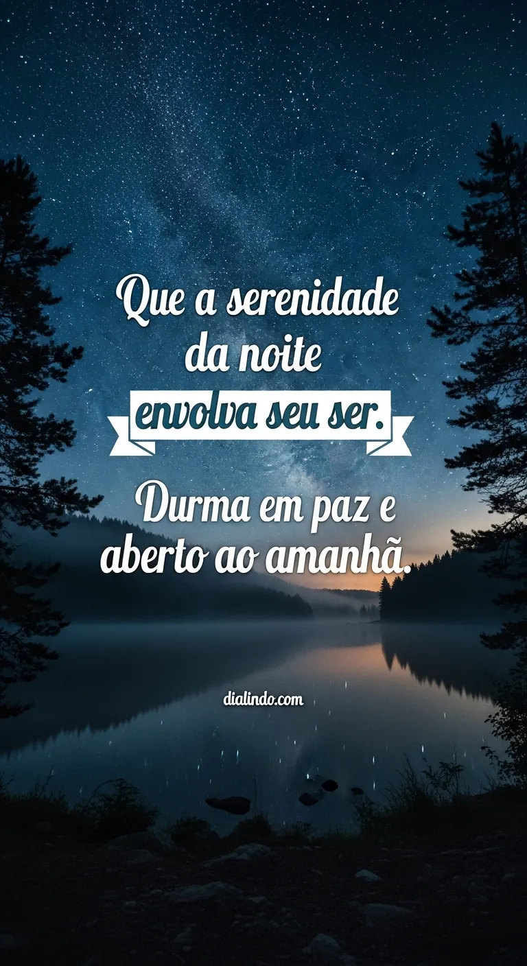 Serenidade Noturna, Esperança Amanhã