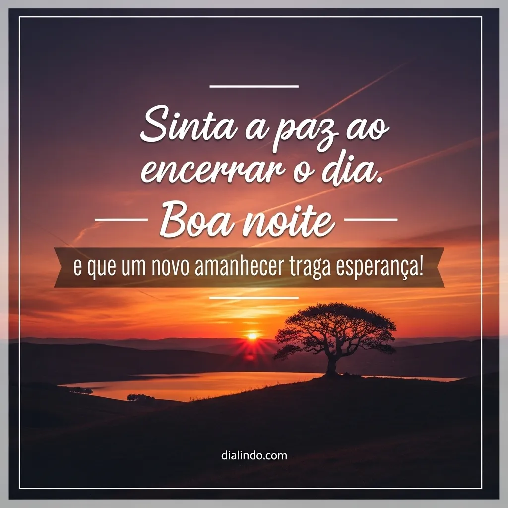 Esperança na Serenidade Noturna