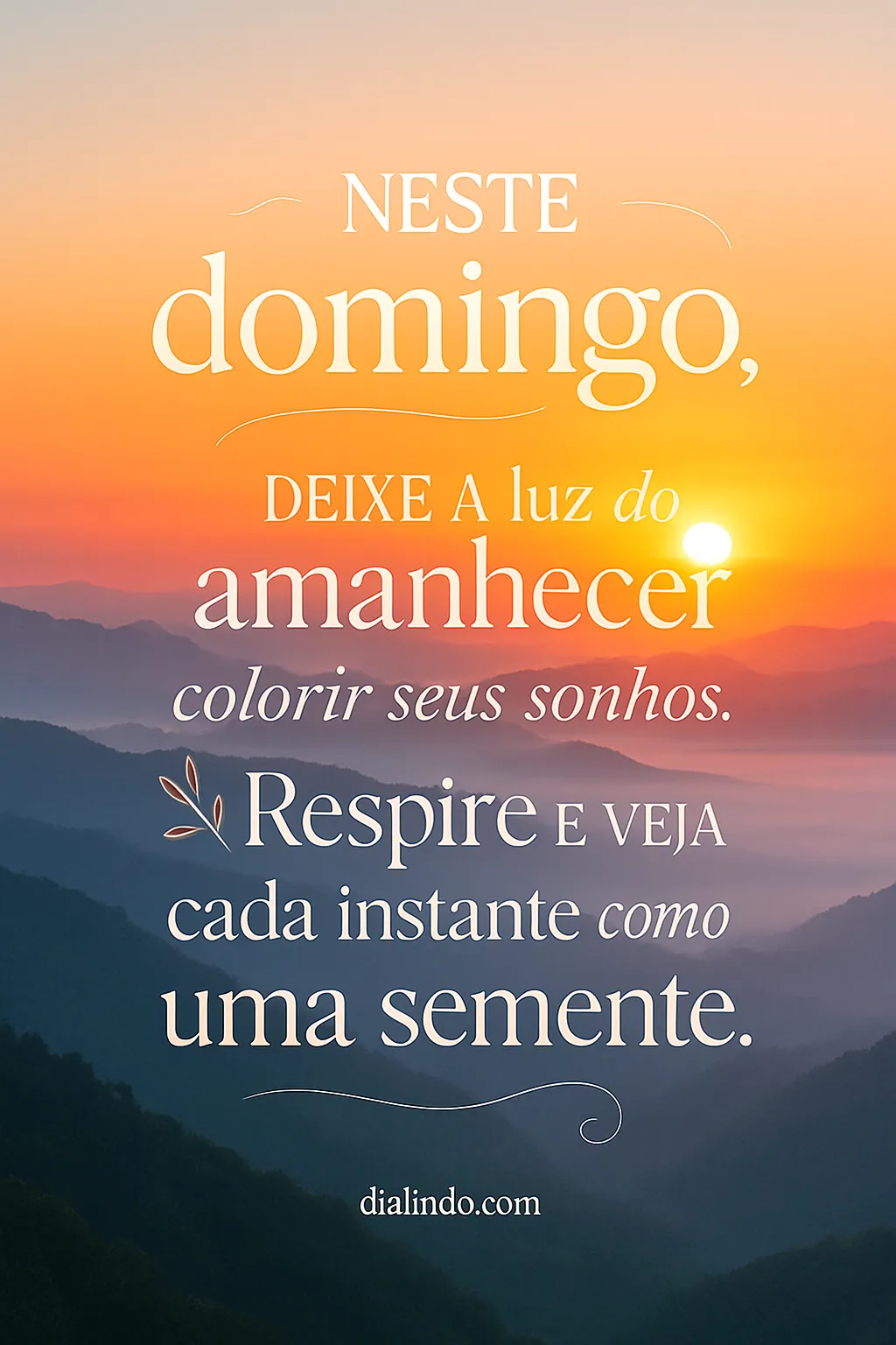 Sementes de Sonhos ao Amanhecer