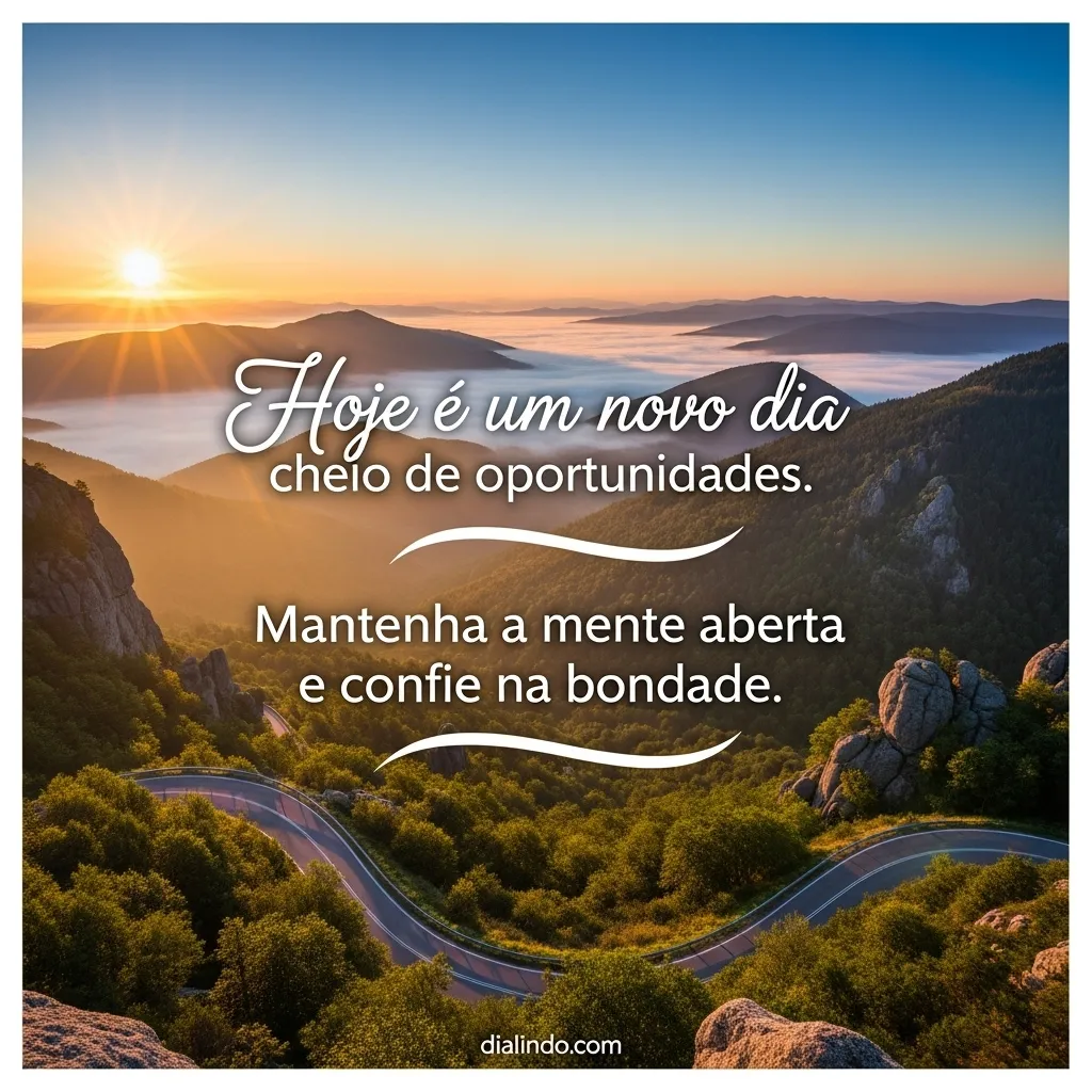 Oportunidades na Bondade do Amanhã