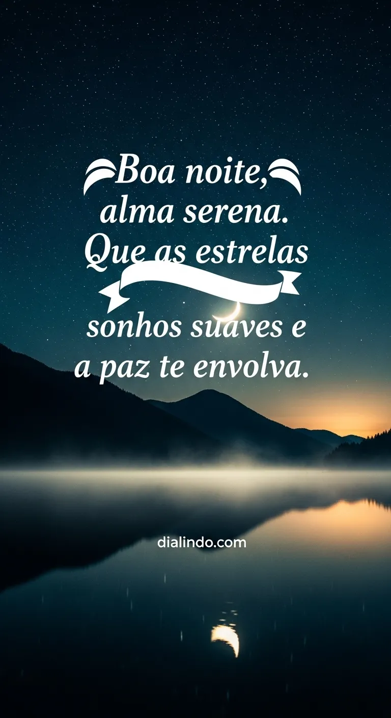 Sonhos Suaves sob Estrelas Serenas