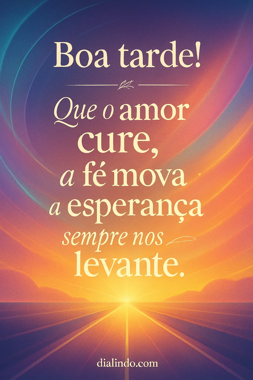 Cura, Fé e Esperança Ascendente