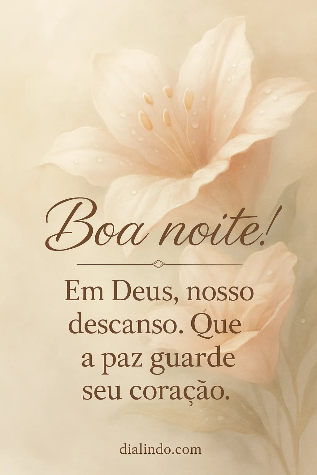 Paz Adormecida em Deus.