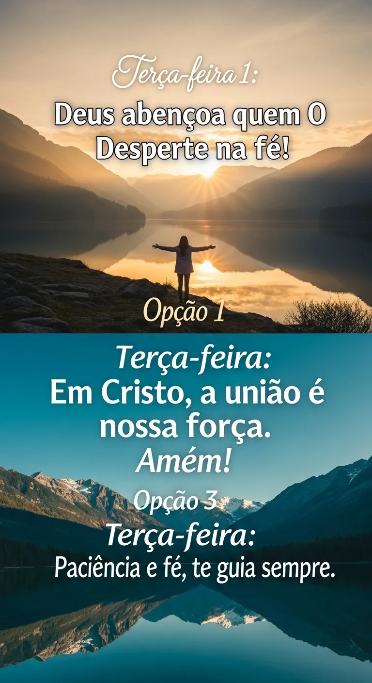 Fé Terça: Guia e União