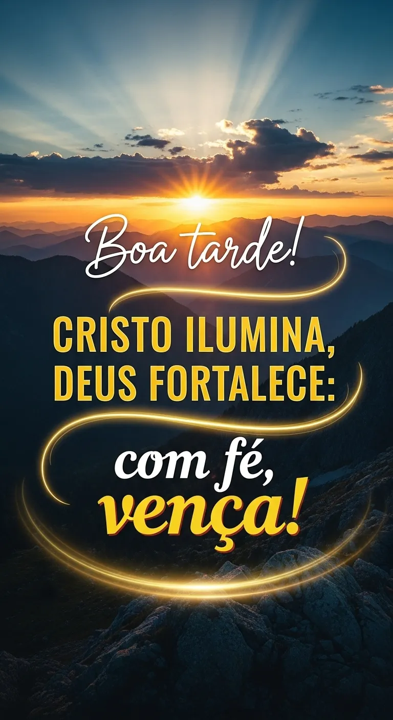 Luz Divina: Fé Vencedora.