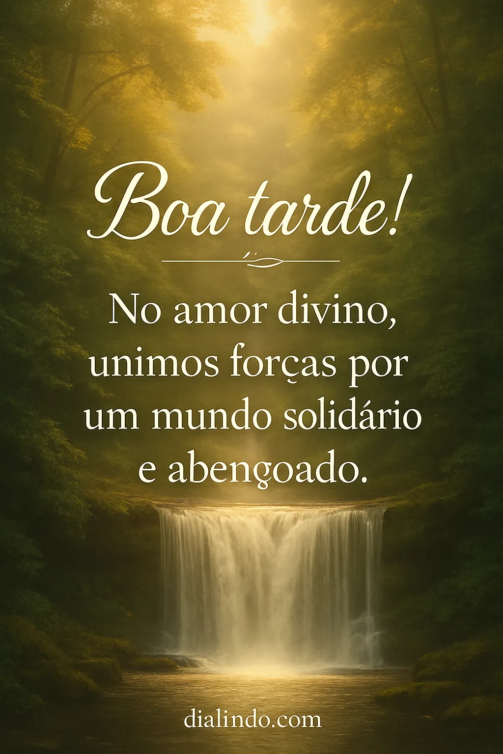 Amor Divino, Mundo Unido.